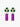Purple Drop Statement Earrings