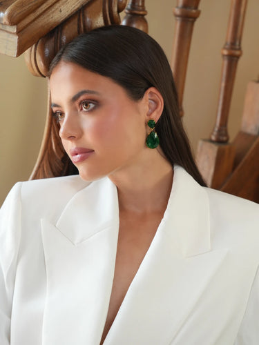 Emerald Glow Earrings