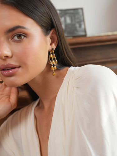 Golden Hour Chandelier Earrings