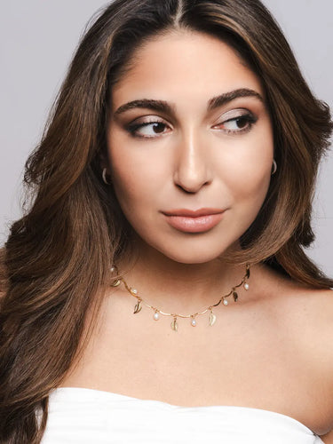 Pearl Petal Harmony Necklace