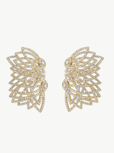 Winged Statement Earrings